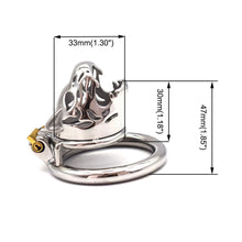 Load image into Gallery viewer, Tiger Chastity Cage β product design details, gallery view 5 from the CAGINK product page