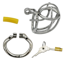 Cargar imagen en el visor de la galería, Reverse Design Turn it up Chastity Cage – material and construction details, gallery view 2