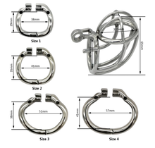 Cargar imagen en el visor de la galería, Reverse Design Turn it up Chastity Cage – material and construction details, gallery view 4