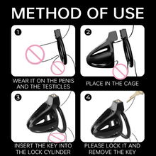 Carica l'immagine nel visualizzatore di Gallery, Two Cages Male Chastity Devices - 10