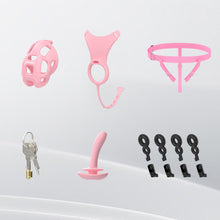 Carica l'immagine nel visualizzatore di Gallery, Cobra Chastity Cage with Underwear & Plug