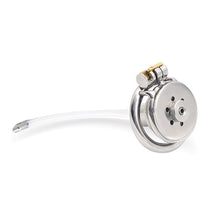 Load image into Gallery viewer, Urethral Tube Chastity Cage – product design details, gallery view 1 from the CAGINK product page