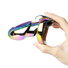 Carica l'immagine nel visualizzatore di Gallery, V4 Rainbow Steel Chastity Cage - maxi