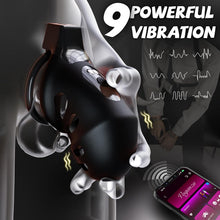 Cargar imagen en el visor de la galería, App-Controlled Vibrating Chastity Cage