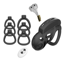 Load image into Gallery viewer, War Dragon Dominator Chastity Cage – app control and setup details, gallery view 8
