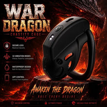 Load image into Gallery viewer, War Dragon Dominator Chastity Cage – product design details, gallery view 1