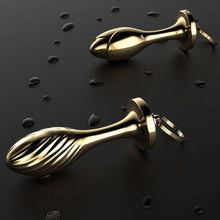 Cargar imagen en el visor de la galería, Tapón anal de metal desmontable