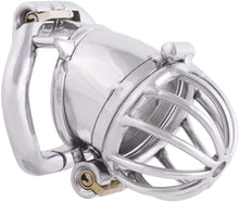 Carica l&#39;immagine nel visualizzatore di Gallery, Mini Metal Chastity Cage 1.77 inches long
