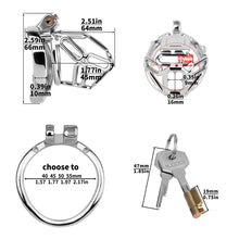 Cargar imagen en el visor de la galería, 304 Stainless Steel Cock Cage - 13

