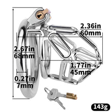 Cargar imagen en el visor de la galería, 304 Stainless Steel Cock Cage - 12
