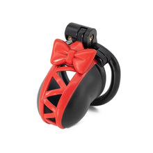 Carica l'immagine nel visualizzatore di Gallery, 3D Black Bow Chastity Cage-topchastity
