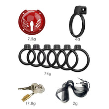 Carica l'immagine nel visualizzatore di Gallery, 3D Detachable Chastity Cage 5
