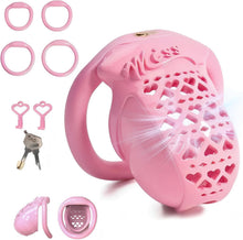 Load image into Gallery viewer, 3D Printed Resin Chastity Cage – 4 Ring Sizes
