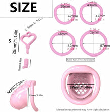 Load image into Gallery viewer, 3D Printed Resin Chastity Cage – 4 Ring Sizes
