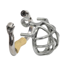 Carica l&#39;immagine nel visualizzatore di Gallery, Stainless Steel Stealth Lock Male Chastity Cage
