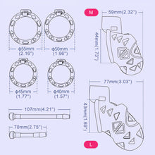 Load image into Gallery viewer, LOCKINK Rattlesnake Chastity Cage
