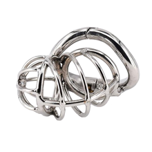 Cargar imagen en el visor de la galería, Metal Chastity Cage 2.36 inches long
