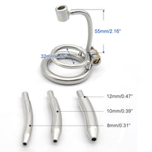 Carica l&#39;immagine nel visualizzatore di Gallery, Chastity Device With Urethral Tube
