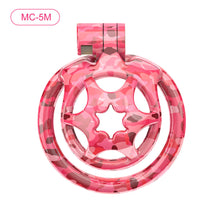 Cargar imagen en el visor de la galería, Pink Camouflage Chastity Cage
