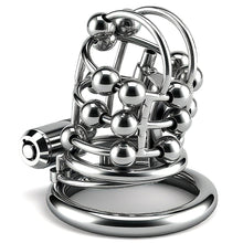 Carica l'immagine nel visualizzatore di Gallery, Stainless Steel Bead PA Chastity Cage 1
