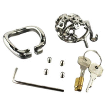 Carica l&#39;immagine nel visualizzatore di Gallery, Nut Case Deluxe Chastity Cage 2.01 inches long

