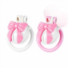 Load image into Gallery viewer, ABS Bell Bow Bondage Chastity Cage
