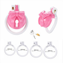 Load image into Gallery viewer, ABS Bell Bow Bondage Chastity Cage
