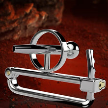 Carica l'immagine nel visualizzatore di Gallery, Adjustable Cock Cage With Horse-eye Bars 5
