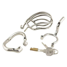 Load image into Gallery viewer, Banana Removable PA Puncture Chastity Cage
