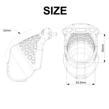 Load image into Gallery viewer, Beginner 3D Printed Resin Male Chastity Cage – Novice Bondage Cage
