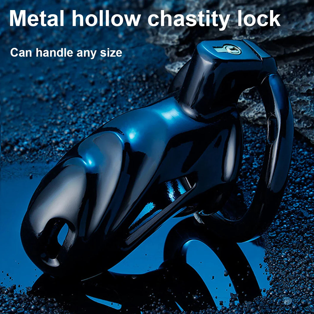 Black Metal Chastity Lock