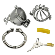 Carica l&#39;immagine nel visualizzatore di Gallery, Metal Male Chastity Device
