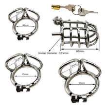 Cargar imagen en el visor de la galería, New Stainless Steel Male Chastity Cage
