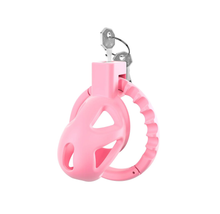 Load image into Gallery viewer, Chastity Cage with 8 Adjustable Cock Ring
