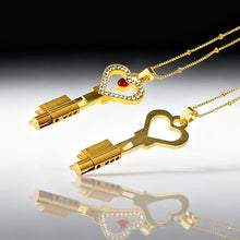 Load image into Gallery viewer, Chastity Key Necklace
