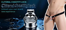 Load image into Gallery viewer, Clitoral Chastity Lock Invisible – Hidden Obedience Lock
