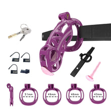 Carica l&#39;immagine nel visualizzatore di Gallery, Cobra Chastity Set With Belt
