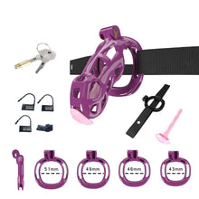 Carica l&#39;immagine nel visualizzatore di Gallery, Cobra Chastity Set With Belt
