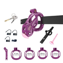 Carica l&#39;immagine nel visualizzatore di Gallery, Cobra Chastity Set With Belt
