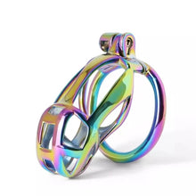 Cargar imagen en el visor de la galería, Colorful Stainless Steel MAMBA Chastity Cage
