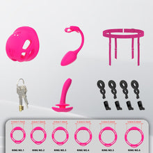 Load image into Gallery viewer, Rigid Silicone Pulse Chastity Cage
