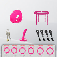 Load image into Gallery viewer, Rigid Silicone Pulse Chastity Cage
