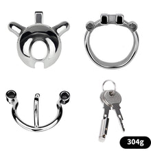 Cargar imagen en el visor de la galería, Dolphin Chastity Cage With PA Piercing -8
