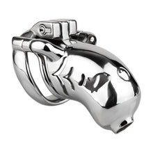 Carica l'immagine nel visualizzatore di Gallery, Dolphin Steel Chastity Cage with Anti-ring Removable - 4
