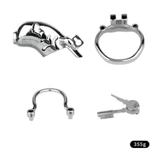 Carica l'immagine nel visualizzatore di Gallery, Dolphin Steel Chastity Cage with Anti-ring Removable - 1
