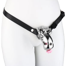 Carica l'immagine nel visualizzatore di Gallery, Dolphin Steel Chastity Cage with Anti-ring Removable - 23
