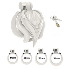 Carica l'immagine nel visualizzatore di Gallery, Dual-Heart Bondage Resin Chastity Cage
