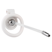 Carica l'immagine nel visualizzatore di Gallery, Flat Chastity Cage with Detchable Ball Catheter- 8
