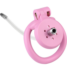Carica l'immagine nel visualizzatore di Gallery, Flat Chastity Cage with Detchable Ball Catheter -1

