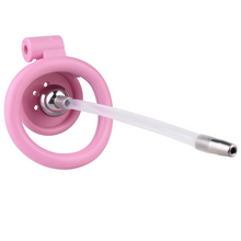 Carica l'immagine nel visualizzatore di Gallery, Flat Chastity Cage with Detchable Ball Catheter -2
